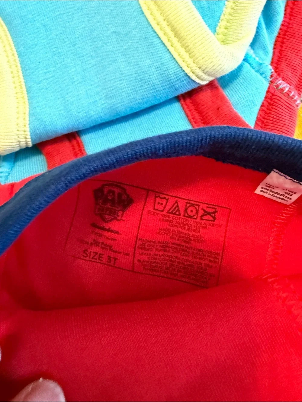 Paw Patrol Kids Red & Multicolor Training Underwear - 6 pack 3 T